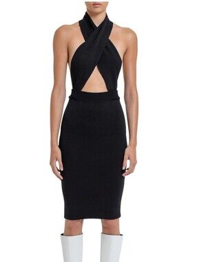 Gauge81 Black Backless Dress